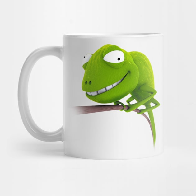 Funny Chameleon by Happy Art Designs